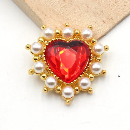 23MM fashion pearl and peach alloy accessories Diy wedding dress hair accessories invitation jewelry decorative accessories