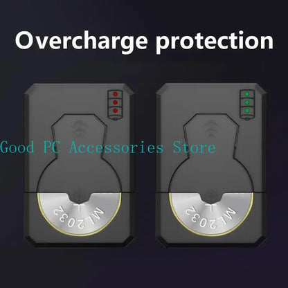 Charging Dock Base Adapter ML2032/ML1220/ML2016/ML2020 Rechargeable Button Battery Charger for Home Office Travel Use