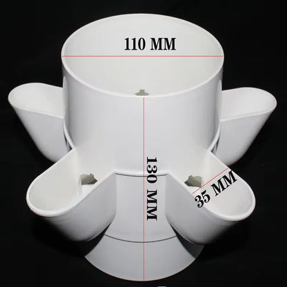 Hidroponia Garden Vertical Tower 14 Layer 70 Holes Torre Idroponica Verticale Hydroponics Growing System