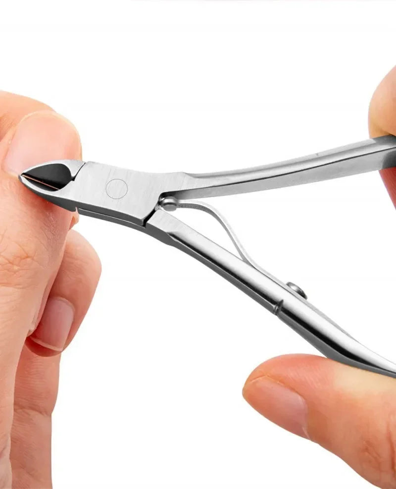 Professional Nail Cuticle Scissor Stainless Steel Gold Silver Dead Skin Exfoliating Clipper Clean Nails Art Tool Manicure Salon