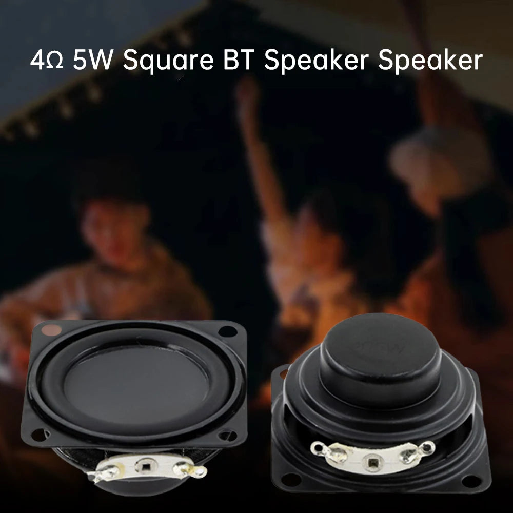 2Pcs Full Range Audio Speaker 40MM 4 Ohm 5W HiFi Stereo Loudspeaker Bluetooth Speakers