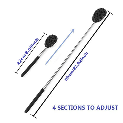 Extendable Back Cracker with 2 Scratch Surfaces Deep Back Scratcher for Men Women Back Massager for Back Body Birthday Gifts