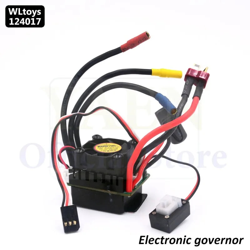 WLtoys 124017 1/12 RC Original Metal Spare Parts Swing Arm C Seat Bottom Motor Differential Gearbox Shock Absorbers Tire