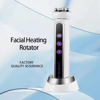 RF Facial Massage Roller EMS Face Lifting Machine Microcurrent Skin Tightening Face V-line Beauty Device Eye Roller Skin Care
