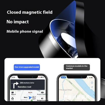 Magnetic Car Mount Mobile Phone Holder Magnetic Vacuum Adsorption Ultra Stable Suction Cup Bracket For Navigation Cell Support