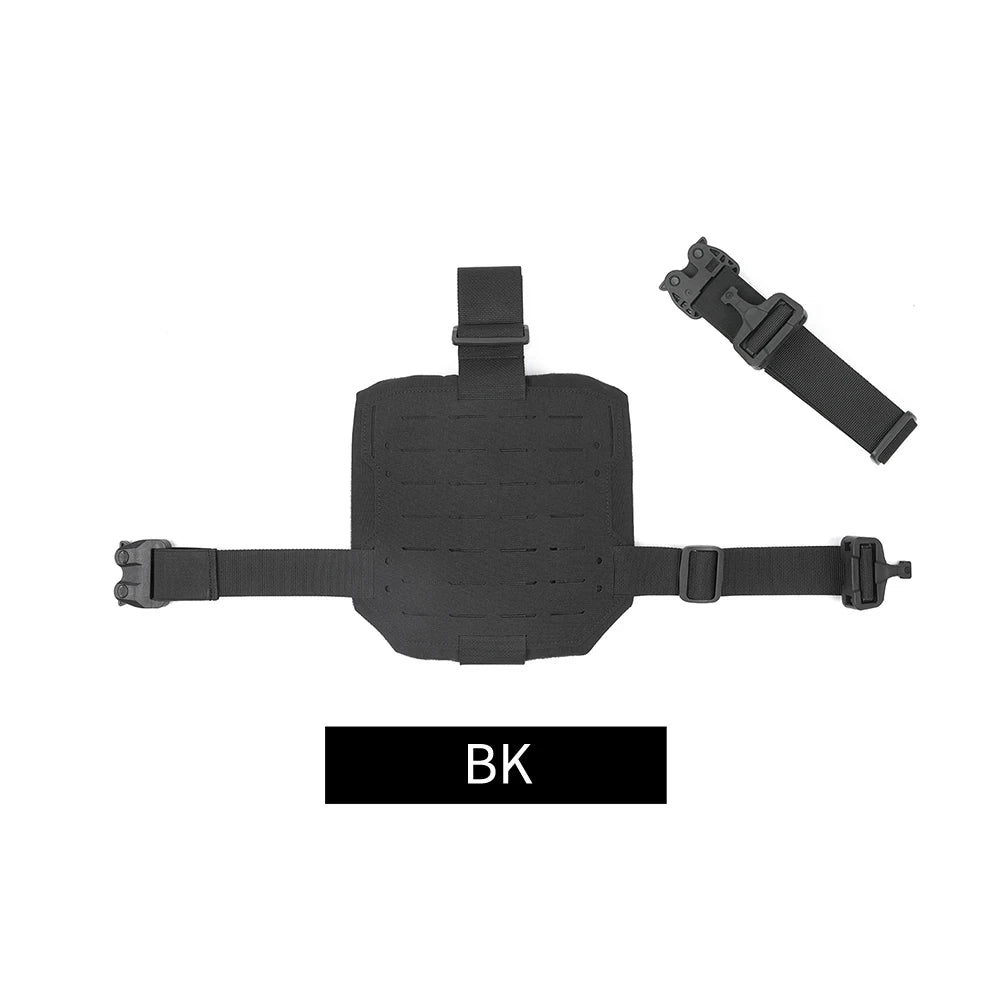 Tactical Leg Holster Magazine Pouch Hunting Airsoft Plate Carrier Molle Drop Platform Thigh Protector Glock Camping Outdoor Spor