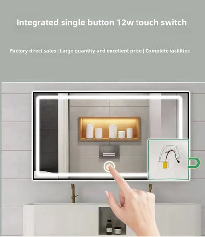 Salon Smart Mirror Light Sensor Switch Set 12V LED Light Bathroom Mirror Touch Switch Dimmer