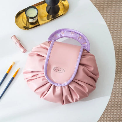 Travel Toiletry Makeup Bag   Drawstring Waterproof Large Capacity Portable Storage Bag