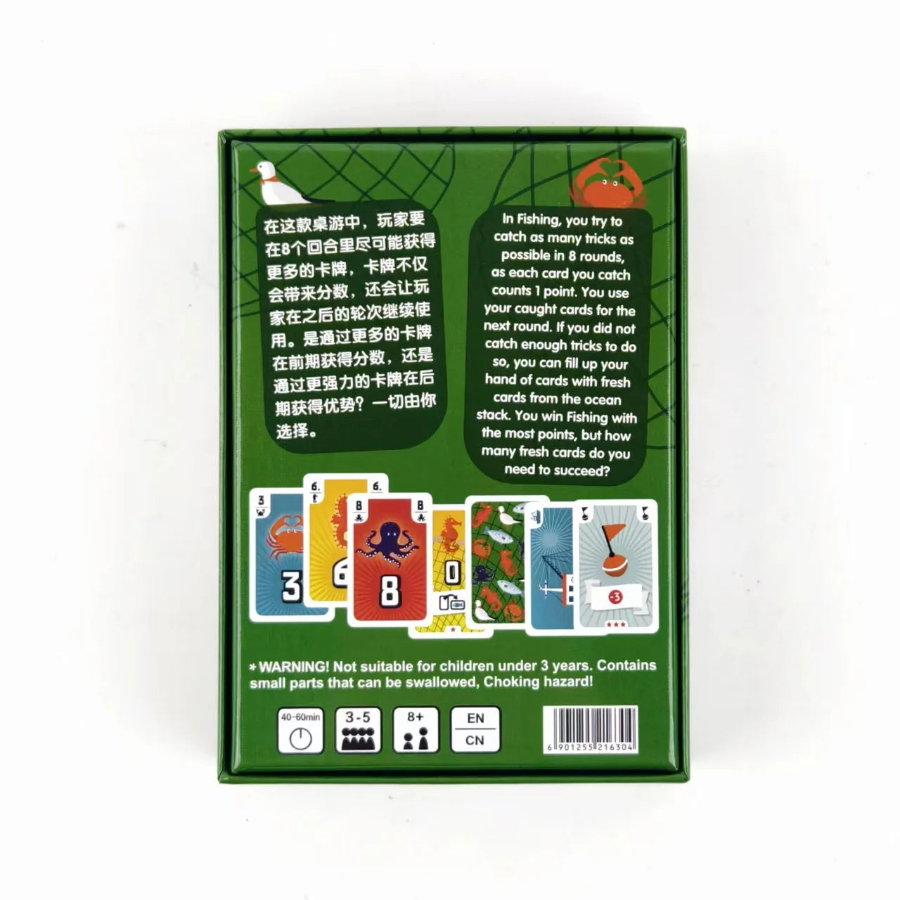 Fishing New Board Game 3-5 Players 40-60 Minutes Family/Party Table Game Fun Friends Card Game Entertainment