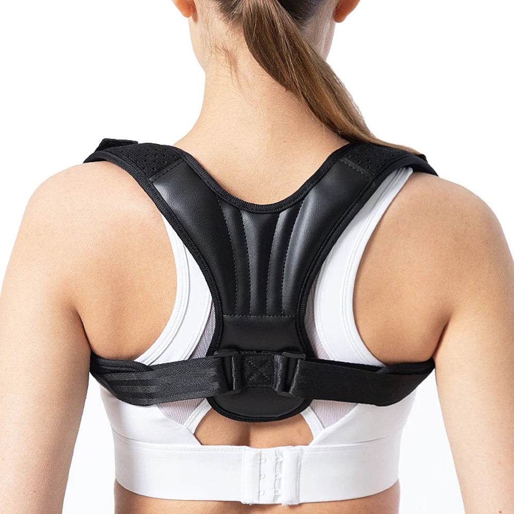 Posture Corrector for Men & Women - Adjustable Back Brace, Neck & Shoulder Support - Relieves Back Pain & Slouching, Breathable