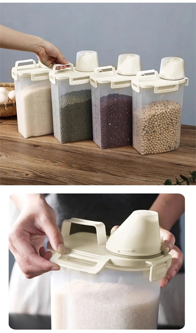 Dog Food Container Sealed Dog Food Storage Box with Lid - Moisture & Leak-proof, Ideal for Dog Food, Cat Food, Pet Snacks