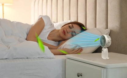 Mini Portable Fan Cute Handheld USB Rechargeable Battery Operated Lightweight Small Personal Fans with 3 Speeds for Outdoor