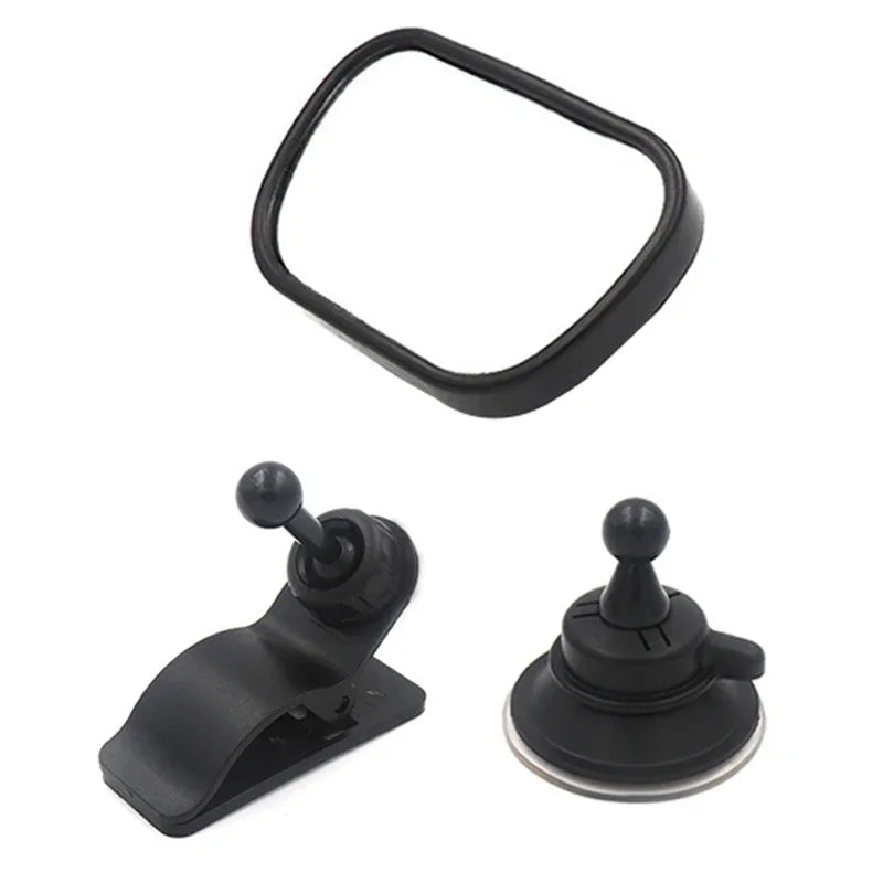 Baby Mirror 2 in 1 Mini Children Rear Convex Mirror Car Back Seat View Adjustable Auto Kids Monitor Car Accessories