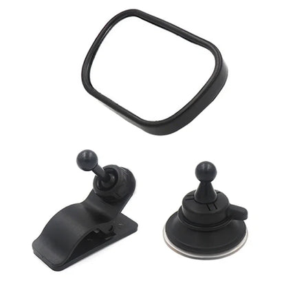 Baby Mirror 2 in 1 Mini Children Rear Convex Mirror Car Back Seat View Adjustable Auto Kids Monitor Car Accessories