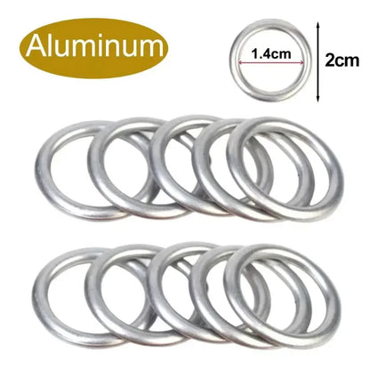 Car Oil Pan Drain Gasket Drainage Bolt Pad Aluminum/ Copper Oil Drain Plug Gasket Replaceable Accessories for Volkswagen Audi