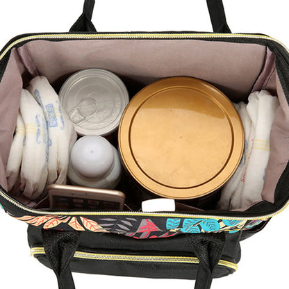 Maternity Travel Bag for Baby Essential Large Capacity Backpack with Anti-theft Back Pocket for Bottle Diapers Milk Powder
