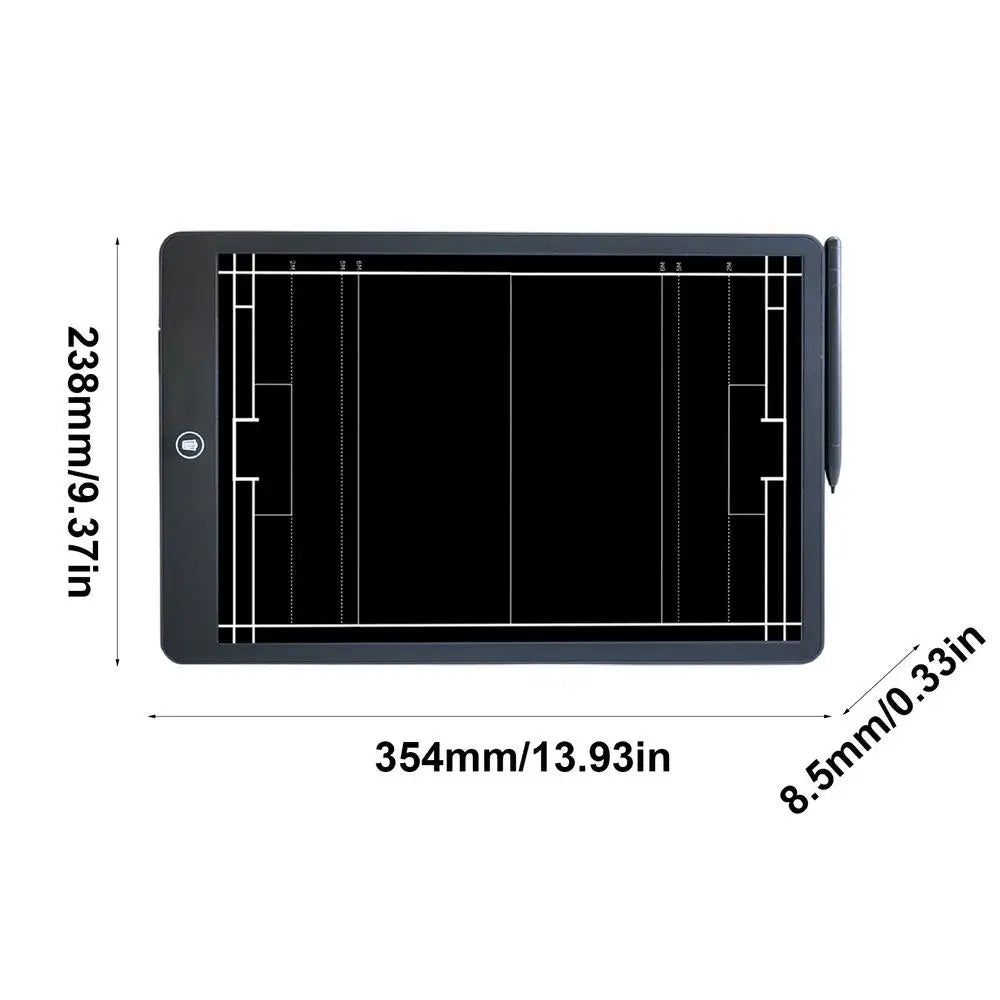 LCD Writing Tablet For Adults 16 Inches Soccer Tactics Board Basketball Coaching Board Soccer Coaches Clipboard Strategy LCD
