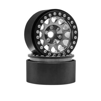 Metal 1.9 Beadlock Wheel Rim Hub for 1/10 Hsp Redcat Rc4wd WRAITH Tamiya Axial SCX10 D90 HPI RC Car Spare Part