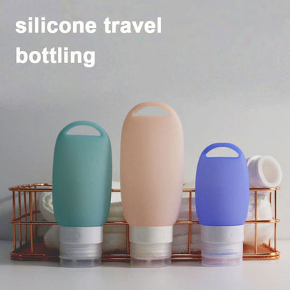 40/60/90ML Silicone Travel Bottles Leak Proof Refillable Travel Accessories Toiletries Containers Travel Cosmetic Tube #