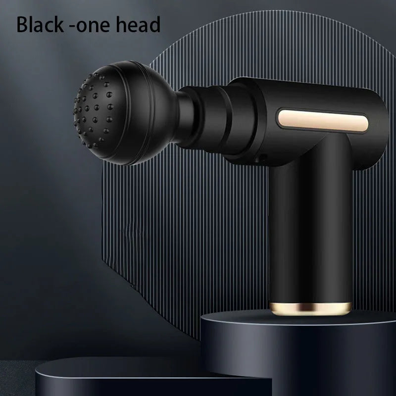 Portable Quiet Massage Gun  Ultra Small & Quiet Muscle Massage Gun USB Charging- for Home Gym Outdoors With one head