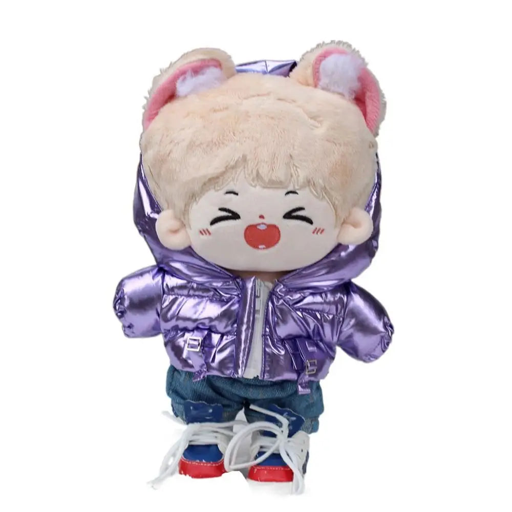 20CM Cotton Doll Jacket Cotton Jacket Without Attributes Cotton Doll Hooded Winter Clothes Doll Clothes