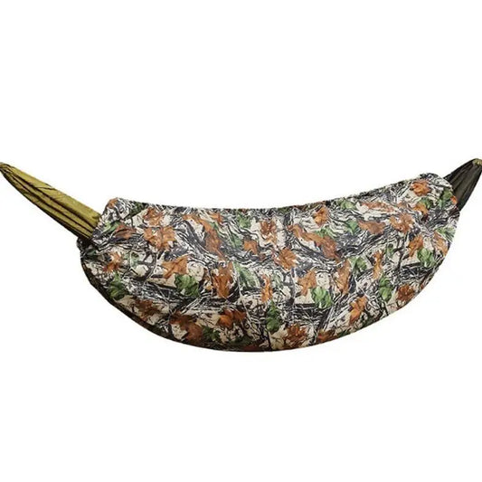 Winter-Ready Solo Camping Gear: Insulated Hammock Cover & Sleeping Bag Combo for Cozy Autumn Outdoor Adventures - Stay Warm