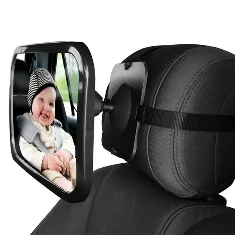 Interior Baby Mirrors Adjustable Wide Car Rear Seat View Child Seat Safety Mirror Monitor Headrest High Quality Interior Styling