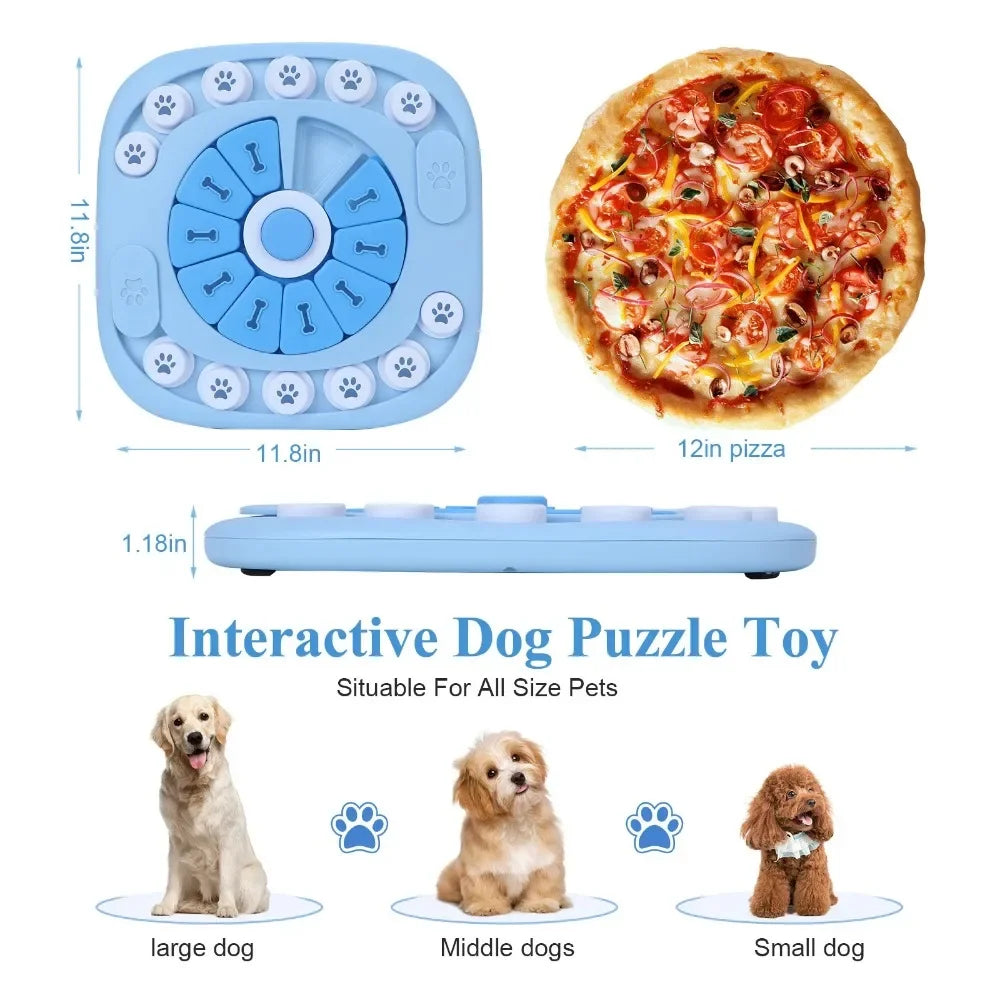 Dog Puzzle Toys Puppy Toys Dog Food Treat Puzzle Toys Slow Feeder Toys Interactive Dog Toys for IQ Training Mental Enrichment
