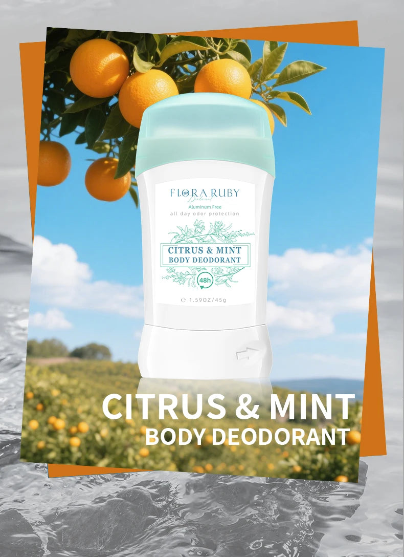 Men Sandalwood Deodorant Stick Anti Sweating Keep Drying Lasting Fragrance Remove Armpit Odor Underarm Refresh Sticks Refresh