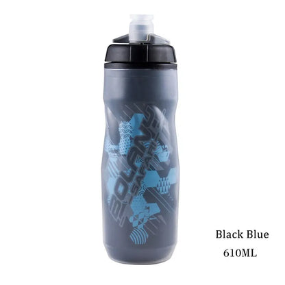 Bolany Bike Water Bottle 600ml Mountain Cycling Water Bottle PP5 Heat-And Ice-protected Bottle Outdoor Sports Cup