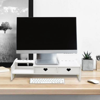 Monitor Stand Riser Computer Workstation Organizer Computer Heightened Shelf