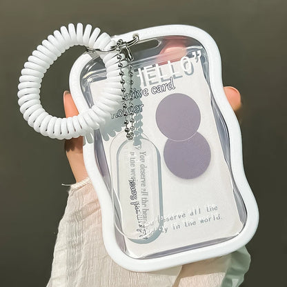 1 Set Student Slide Cover Card Set Meal Card Bus Card ID Protection Set Access Card Campus Card