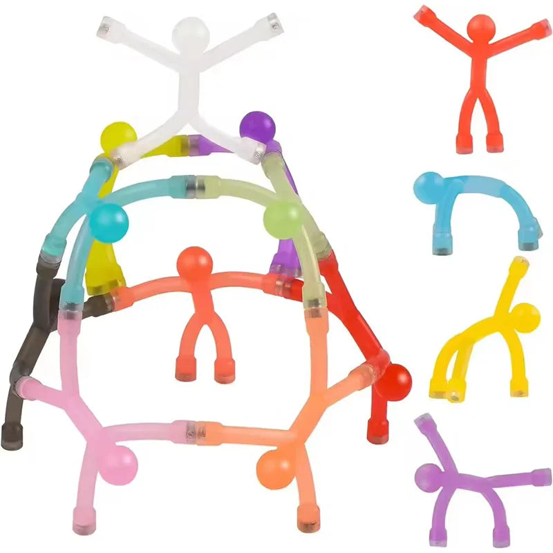 Fridge Magnets Man, Humanoid Magnetic Toys for Fridge Magnetic People Mini Humanoid Colorful Magnetic Toy for Locker Office Home