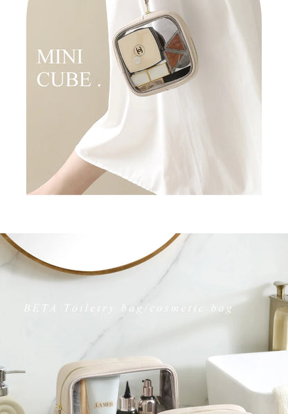 Tianzong Toiletry Bag Portable Travel Business Trip Cosmetics Cosmetics Bag Waterproof Transparent Cosmetic Bag