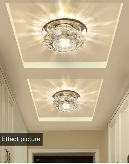 LED Ceiling Lamp for Aisle, Flush, Living Room, Crystal Corridor, Porch Light, Front Porch, Porch Light