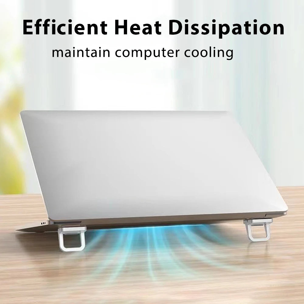 Laptop Stands Bracket 2 Adjustable Angles Foldable Portable Bracket  Computer Keyboard Heat Dissipation Holder Legs Accessories