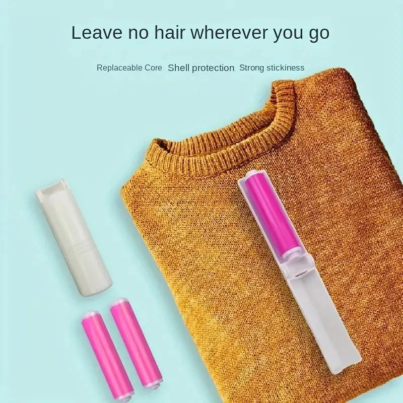 Foldable Washable Hair Collector Clothes Hair Remover Hair Removal Brush Sticky Hair Roller Rolling Brush Lint Roller Dust Colle