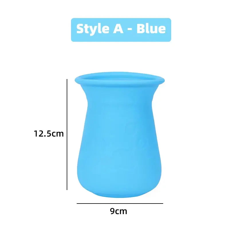 Tbelix Dog Paw Cleaner Cup Soft Silicone Foot Clean Brush Portable Pet Dogs Dirty Foot Wash Foot Cleaning Bucket Foot Wash Tools