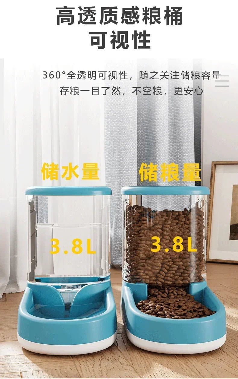 Dog Water Dispenser Cat Automatic Pet Feeder Feeding Cat Drinking Flowing without Inserting Electric