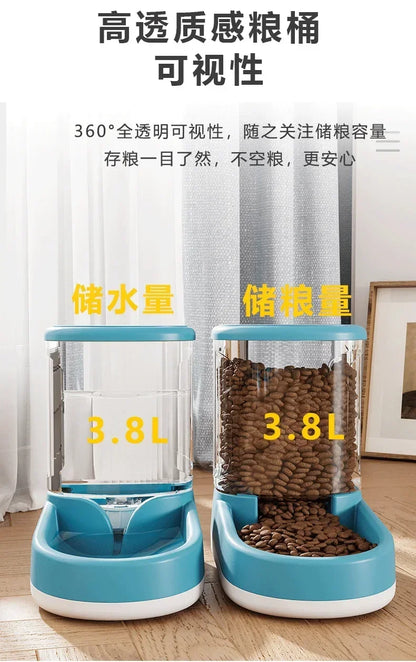 Dog Water Dispenser Cat Automatic Pet Feeder Feeding Cat Drinking Flowing without Inserting Electric