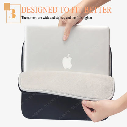 Laptop Bag 15.6-6 Inch Laptop Case Soft Computer Bag Office Travel Business for Macbook Air Pro Xiaomi MateBook HP Dell
