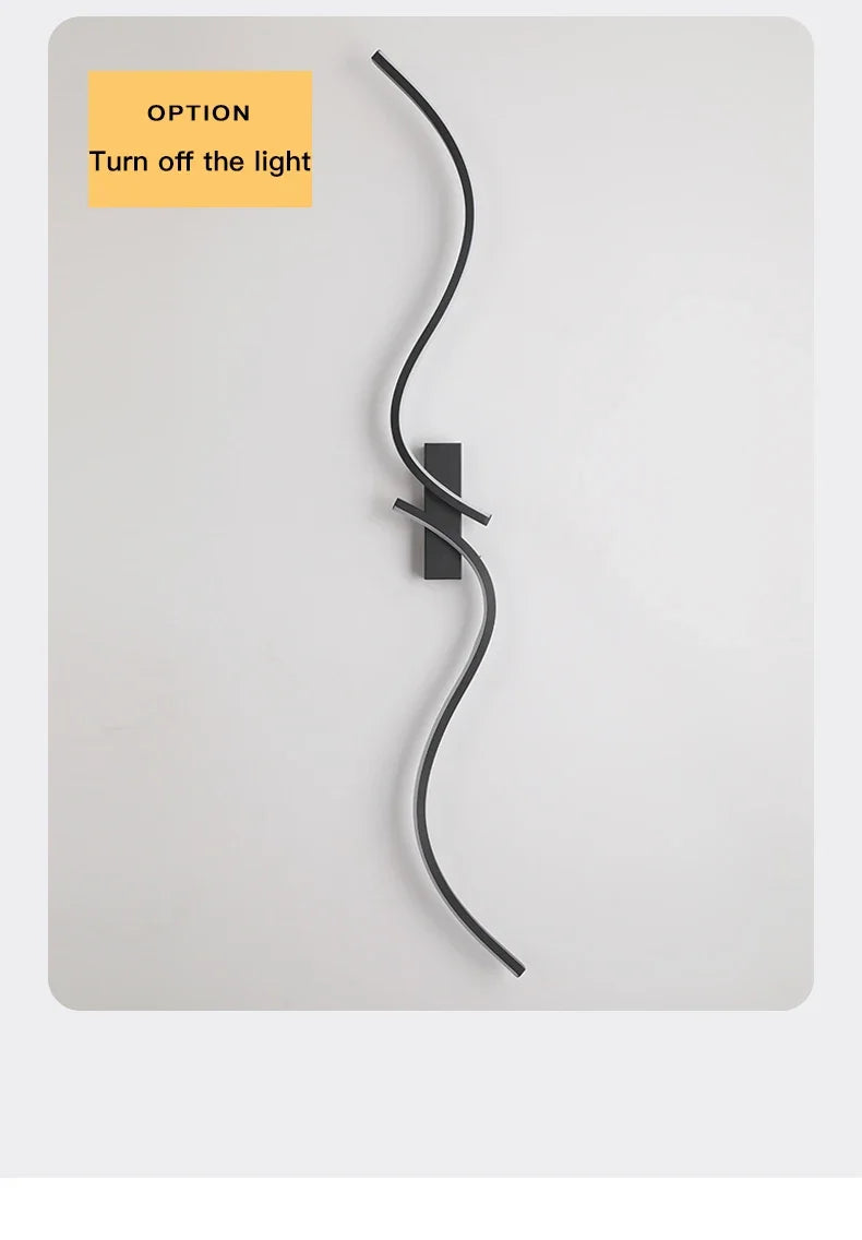 Modern Wall Lamp Letter LED Decorative Lights Nordic Living Room Wall light Corridor Hang Lamp Home Decoration Lighting Fixtures