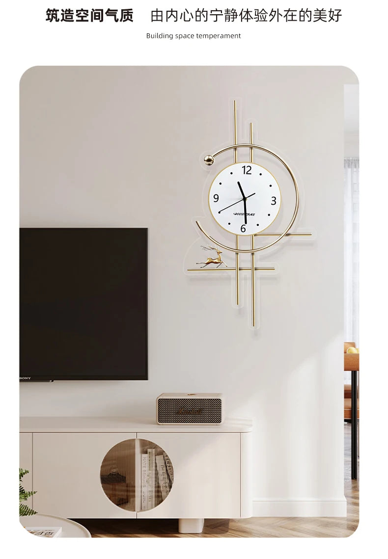 Metal Wall Art Bathroom Wall Clocks Living Room Xenomorph Design Creative Fashion Wall Watch Peacock Horloge Room Decorations