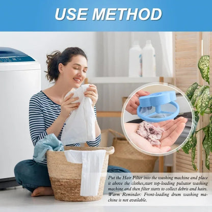 Magic Laundry Ball Reusable Pet Hair Remover Clothes Cleaning Tool Removes Hairs Cat Dogs Lint Fiber Catcher For Washing Machine