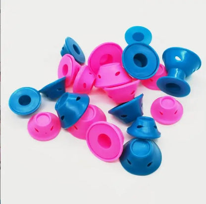 10pcs hair curler foam Hair Rollers Curlers Soft Silicone Hairstyle Roller Wave Formers DIY Curling Hair Styling Tools