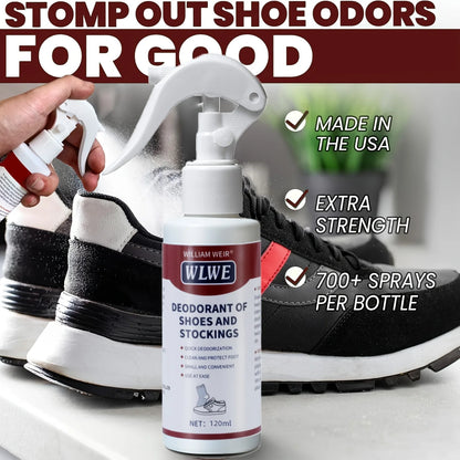 Shoe Socks Deodorizer Spray,Eliminates Bad Odors in Shoes, Socks & Storage Boxes,Shoes Stink Remover Foot Odor Perfume Freshener
