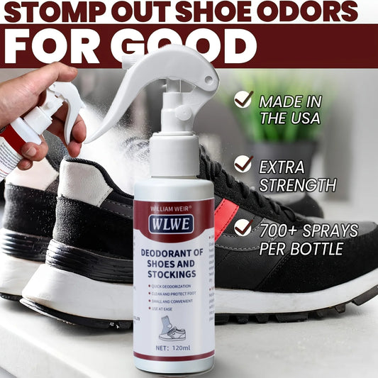 Shoe Socks Deodorizer Spray,Eliminates Bad Odors in Shoes, Socks & Storage Boxes,Shoes Stink Remover Foot Odor Perfume Freshener