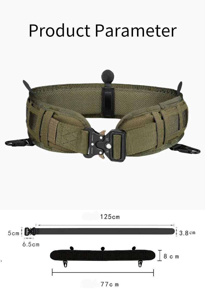 Tactical Battle Belt Set, Molle Belt,Tactical Shooting Belt,Tactical Battle Belt Utility Belt Men Tactical Belt Women Duty Belts