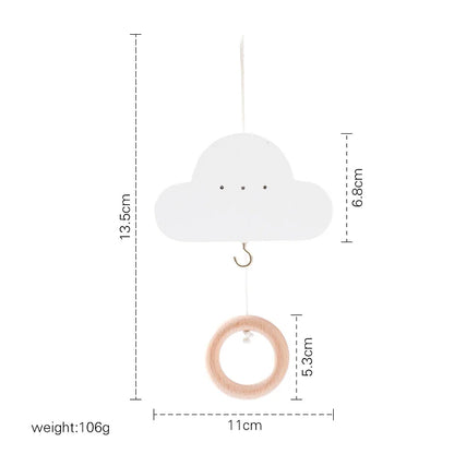 Baby Crib Mobiles Rattle Toy 0-12Months Soft Felt Whale Ball Bed Bell Newborn Music Box Bed Bell Crib Hanging Toys Infant Toys