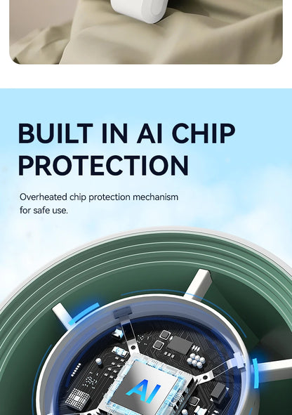 Handheld Fan, Portable Handheld Fan with Ice Function Turbo Powerful Rechargeable Fans  for Outdoor Indoor travel essentials